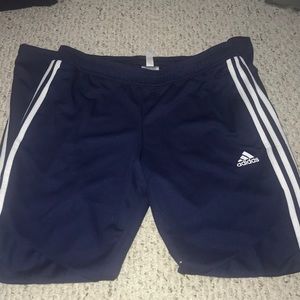 Navy Adidas Tapered Pants